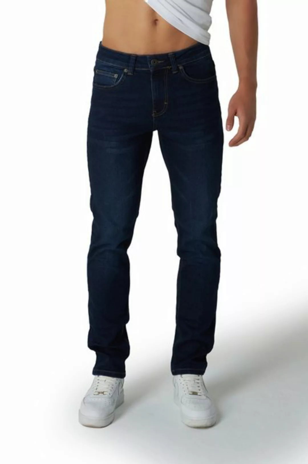 Smith & Solo Slim-fit-Jeans Herren, Jeanshose Männer, Straight Hose 5-Pocke günstig online kaufen