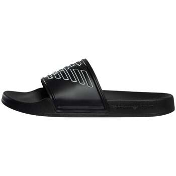 Emporio Armani  Zehensandalen Eagle Slides Black/White günstig online kaufen