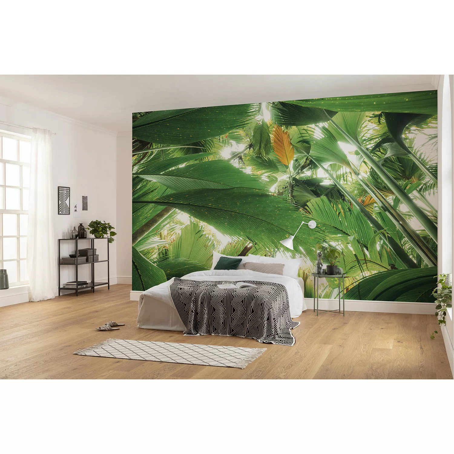 KOMAR Vlies Fototapete - Dschungeldach II - Größe 450 x 280 cm mehrfarbig günstig online kaufen