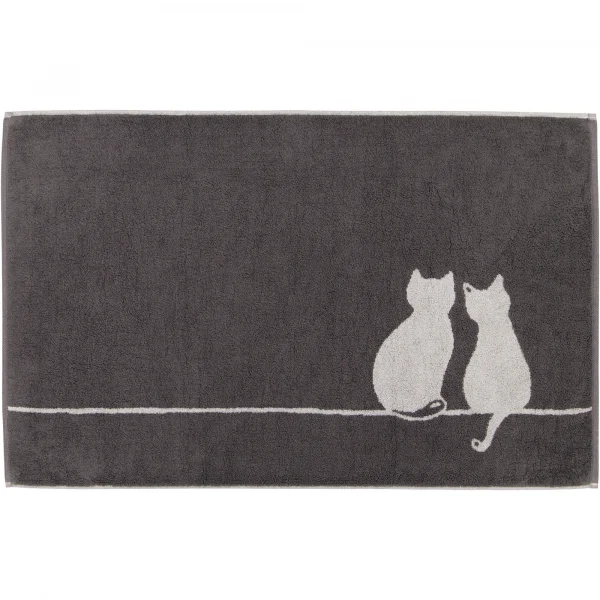 Cawö Badematten CUTE CATS You & Me 6263 - Farbe: basalt/platin - 77 - 50x80 günstig online kaufen
