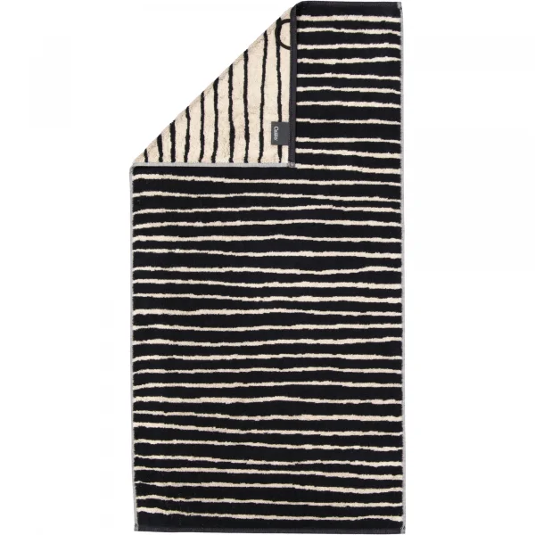 Cawö Handtücher Loft Lines 6225 - Farbe: schwarz - 39 - Handtuch 50x100 cm günstig online kaufen