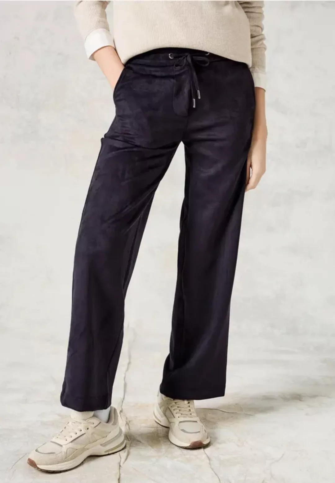 STREET ONE Lederimitathose, High Waist günstig online kaufen