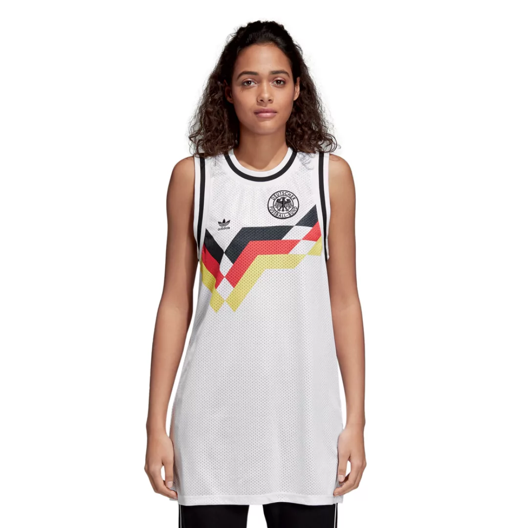 adidas Originals Tank Dress Germany Damen-Kleid White günstig online kaufen