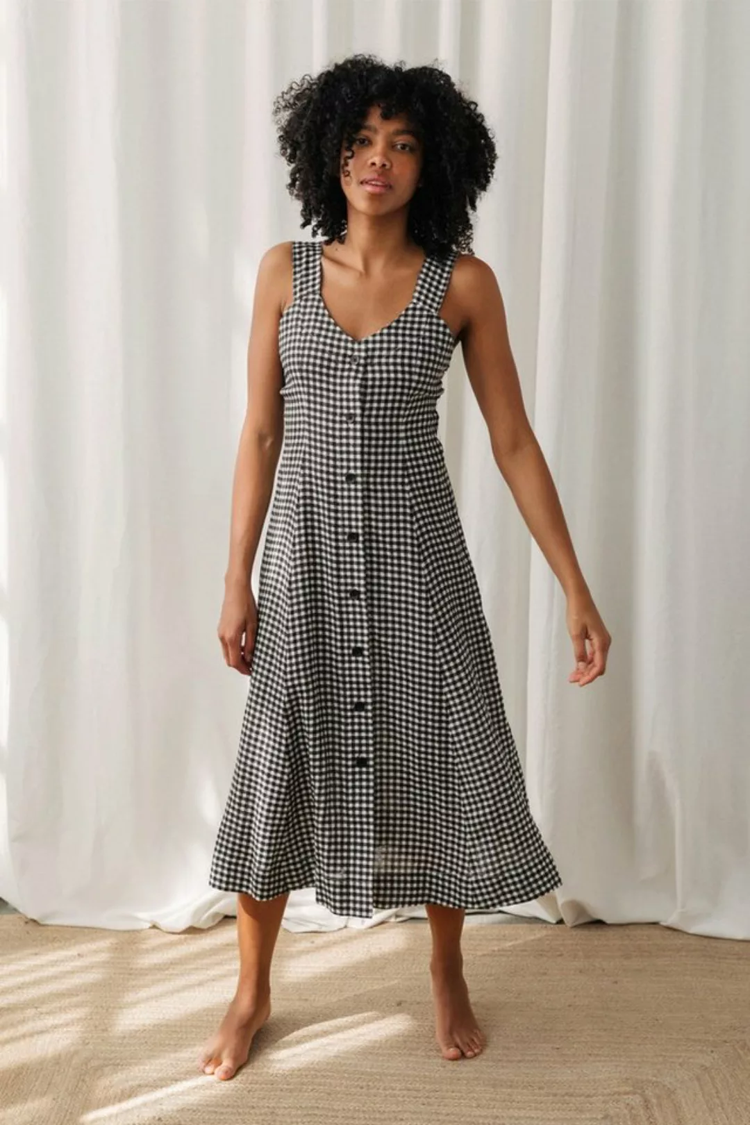TWOTHIRDS Sommerkleid Medni - Veganes Kleid aus recycelten Materialien günstig online kaufen