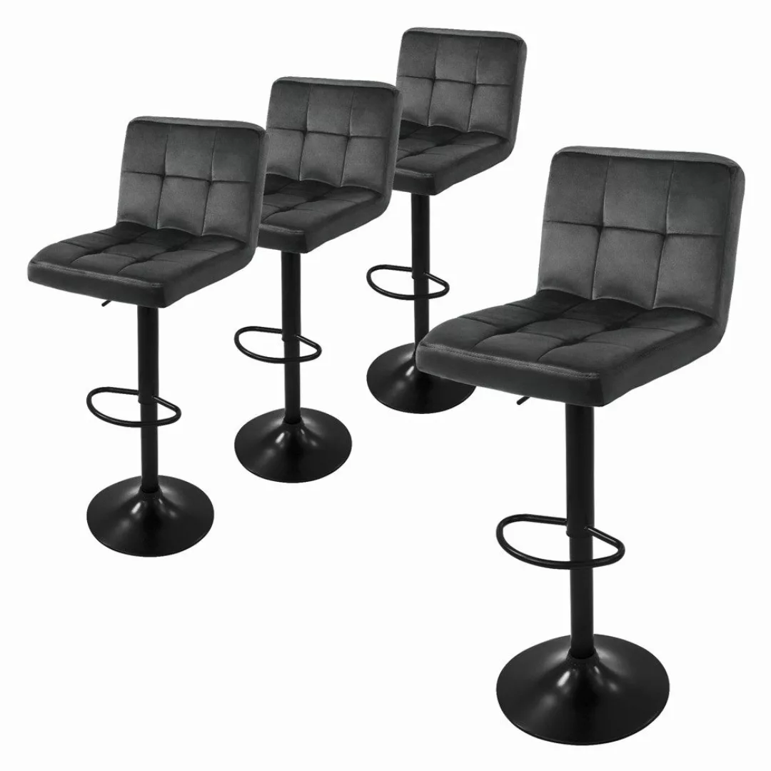 ML-DESIGN Barhocker Gepolsterter Barstuhl mit Rückenlehne günstig online kaufen