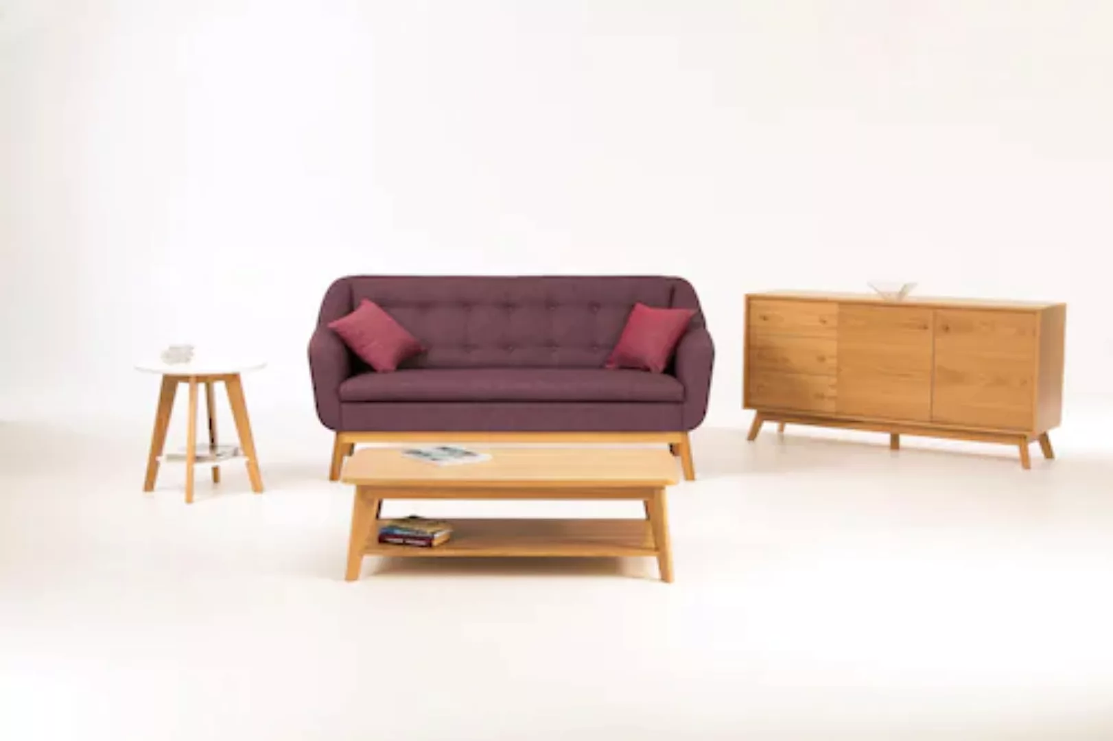 Woodman Couchtisch »Bórgvin«, Breite 115 cm, zeitloses Design, mit 1 Ablage günstig online kaufen