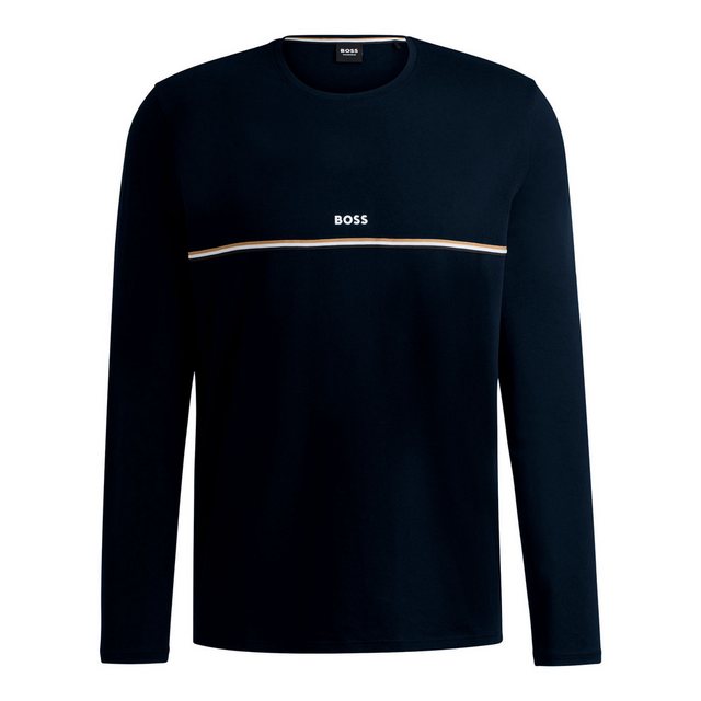 BOSS Sweatshirt Unique LS-Shirt mit aufgedrucktem Markenlogo günstig online kaufen