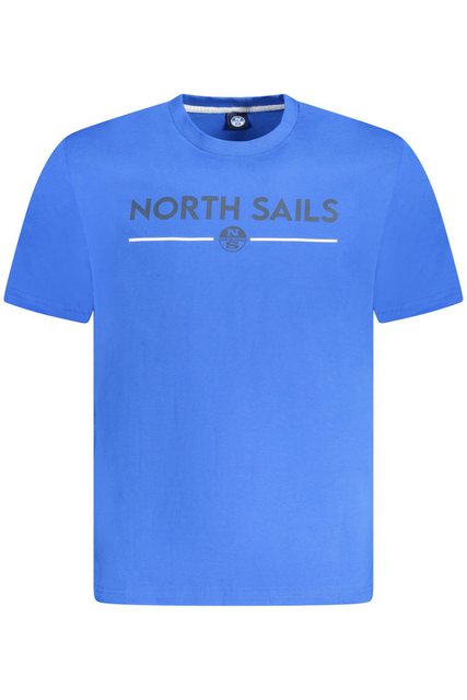 North Sails T-Shirt Herren Kurzarm T-Shirt Blau mit Rundhals und günstig online kaufen