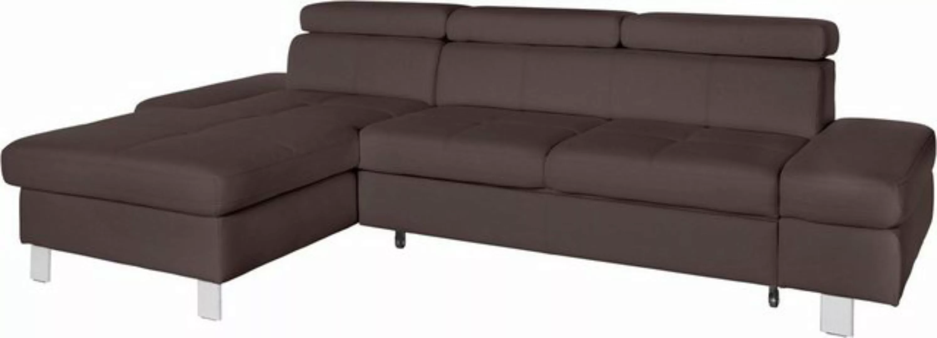 exxpo - sofa fashion Ecksofa Fiji, L-Form, mit Kopf- bzw. Rückenverstellung günstig online kaufen