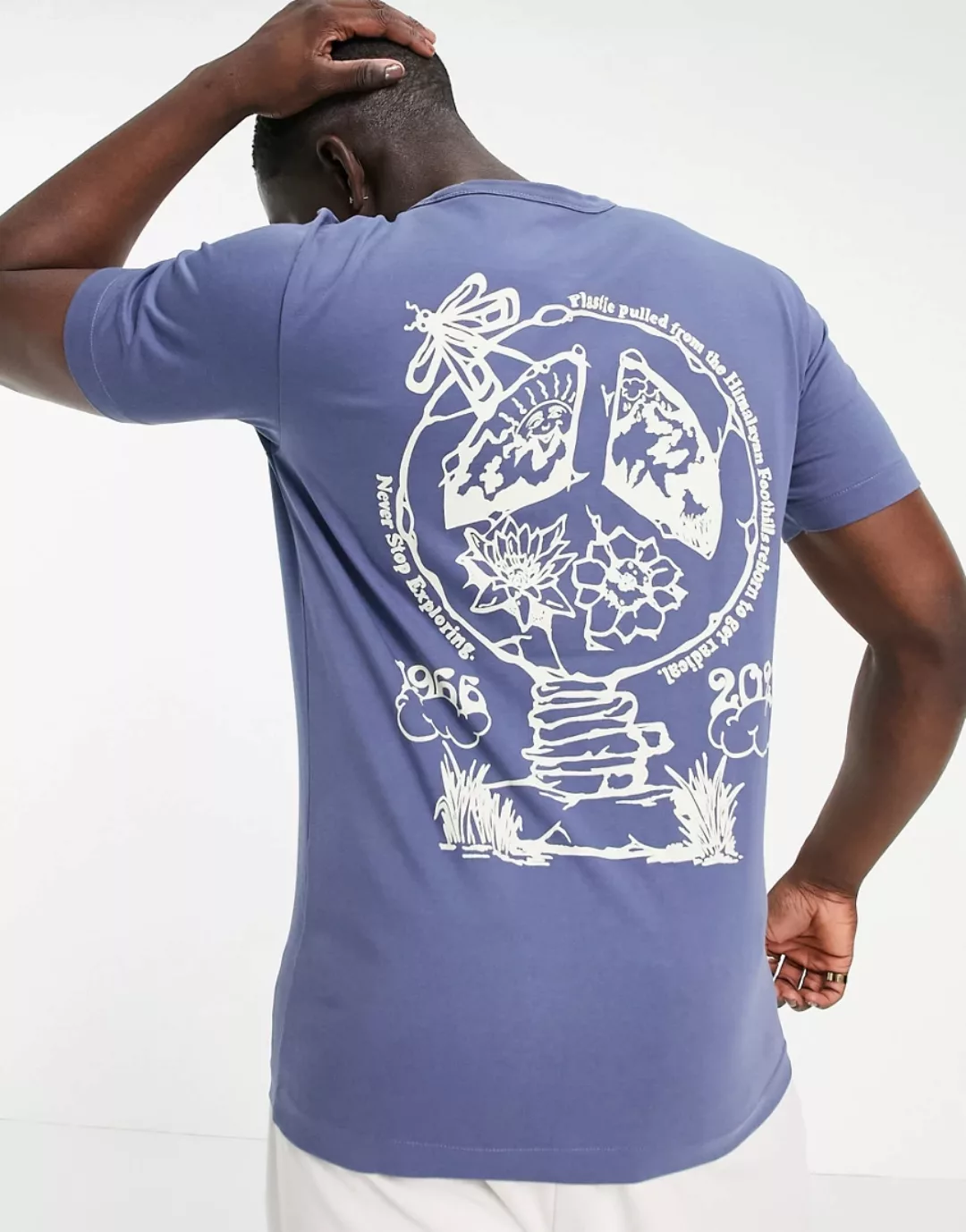 The North Face – Himalayan Bottle Source – T-Shirt in Blau günstig online kaufen