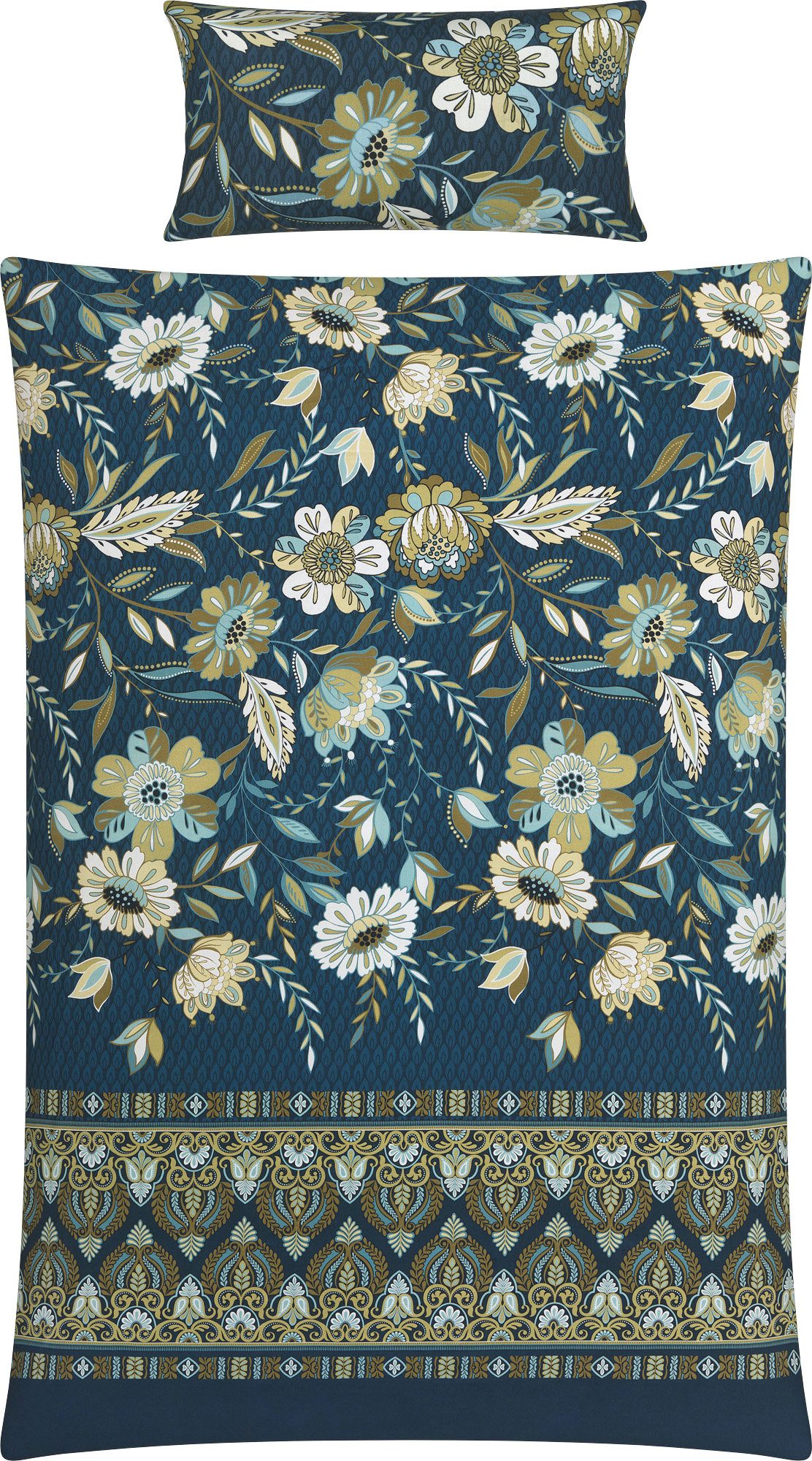 REDBEST Bettwäsche Bettwäsche, Mako-Satin, Satin Paisley günstig online kaufen