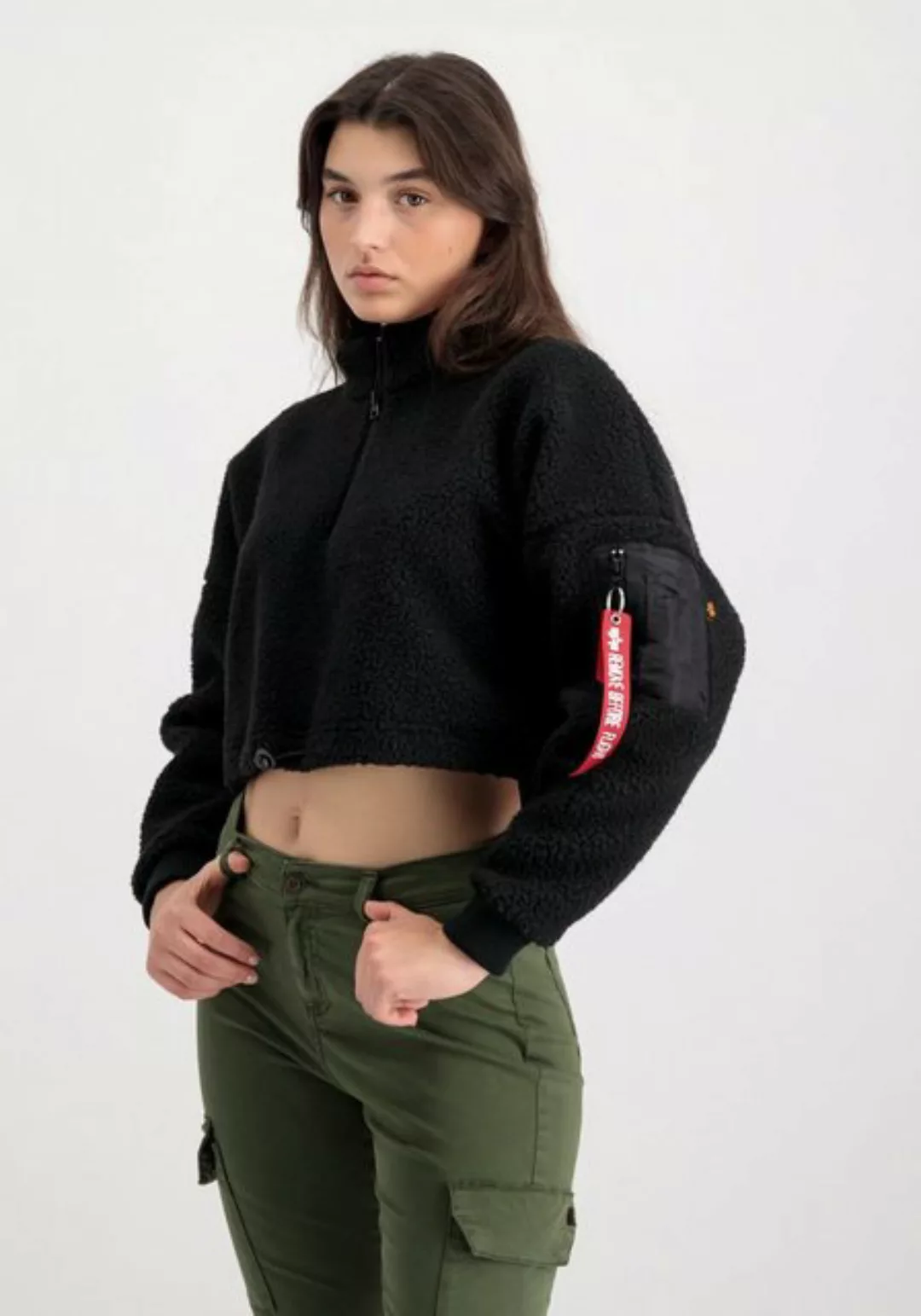 Alpha Industries Sweater "ALPHA INDUSTRIES Women - Sweatshirts Teddy ZH Swe günstig online kaufen