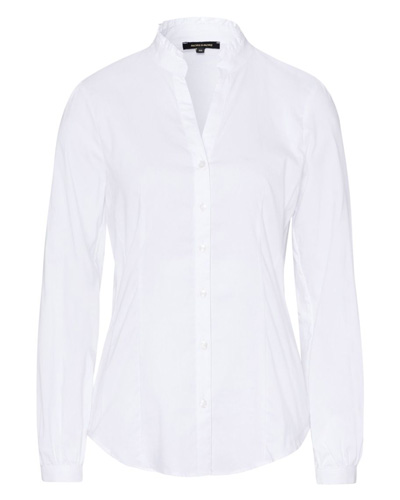 More & More Bluse Cotton Stretch white günstig online kaufen