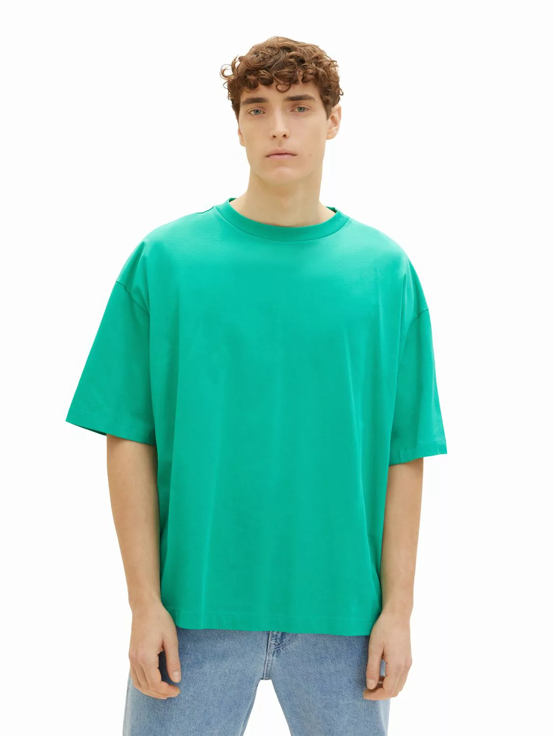 Tom Tailor Denim Herren T-Shirt OVERSIZED - Relaxed Fit günstig online kaufen
