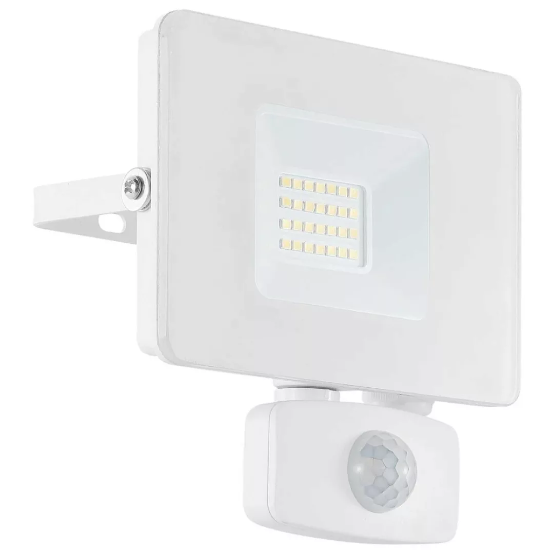 LED-Außenstrahler Faedo 3 mit Sensor, weiß, 20W günstig online kaufen