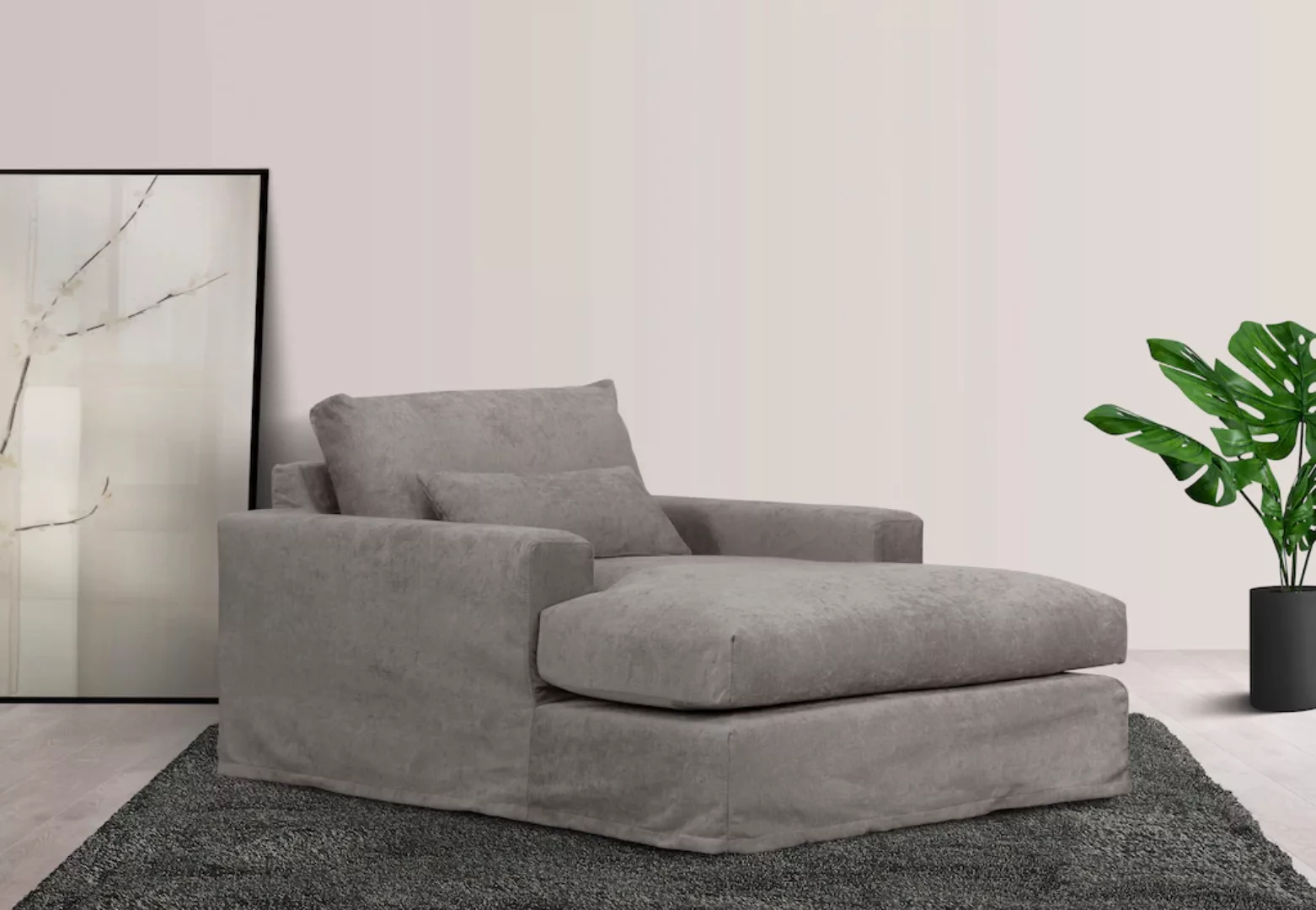 LeGer Home by Lena Gercke Loveseat "Sölve Loungesessel, Sessel", mit optisc günstig online kaufen