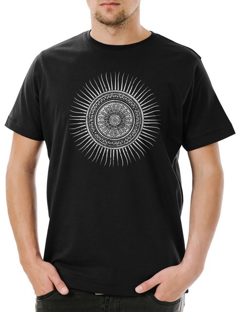 Urban Backwoods Print-Shirt Mayan Sun Herren T-Shirt Sonne Mystik Mystic Az günstig online kaufen