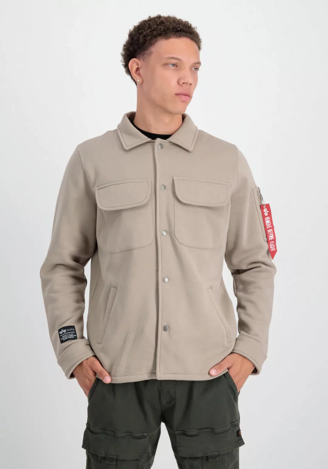 Alpha Industries Hemdjacke "ALPHA INDUSTRIES Men - Overshirts Sweat Overshi günstig online kaufen