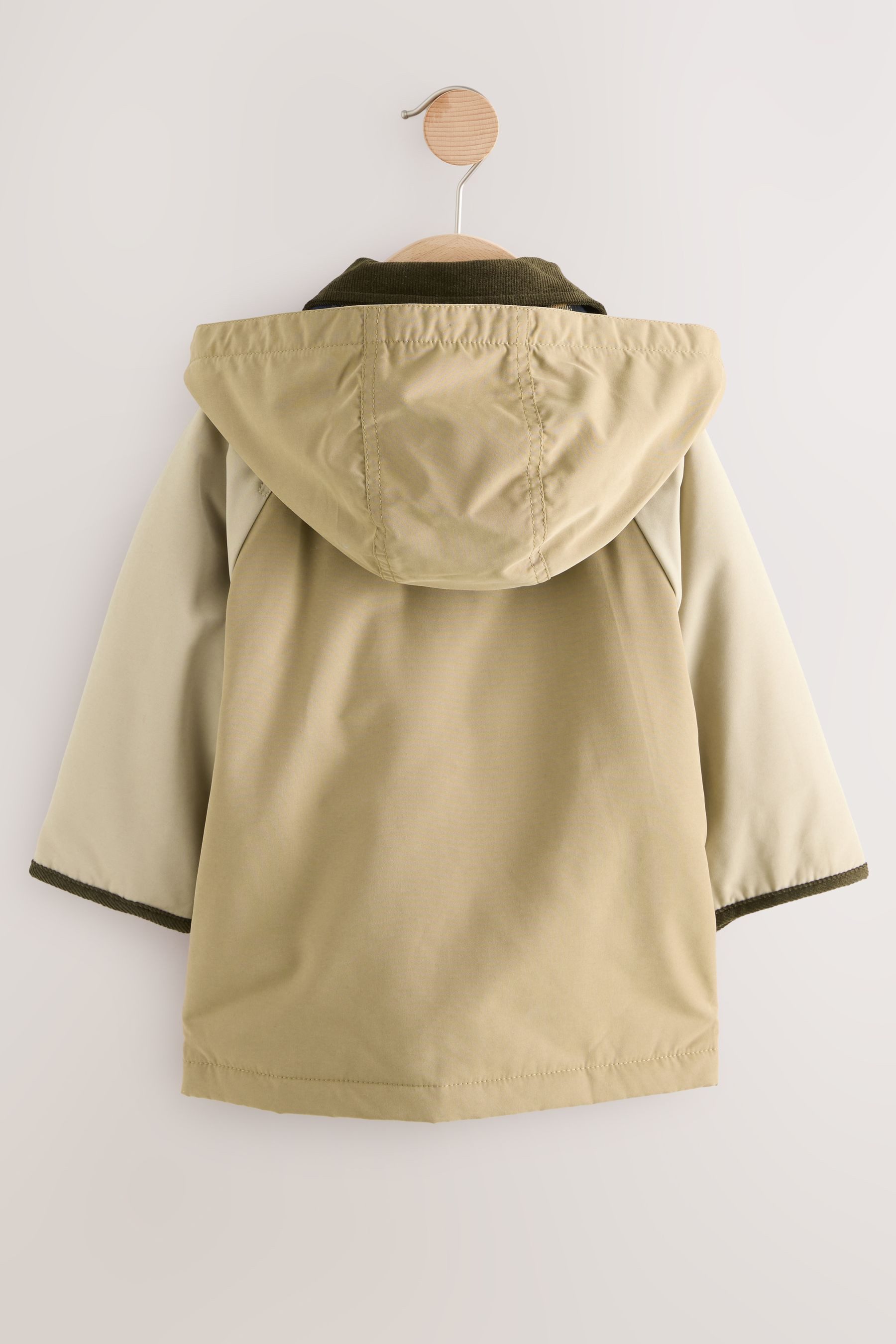 Next Cordjacke Kapuzenmantel mit Cordkragen (1-St) günstig online kaufen