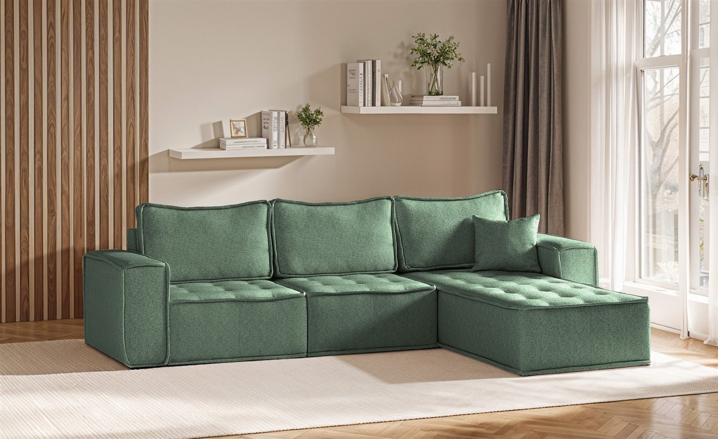 Fun Möbel Ecksofa Modulsofa 3-teilig SANDE in Stoff, Alle Module zu System günstig online kaufen