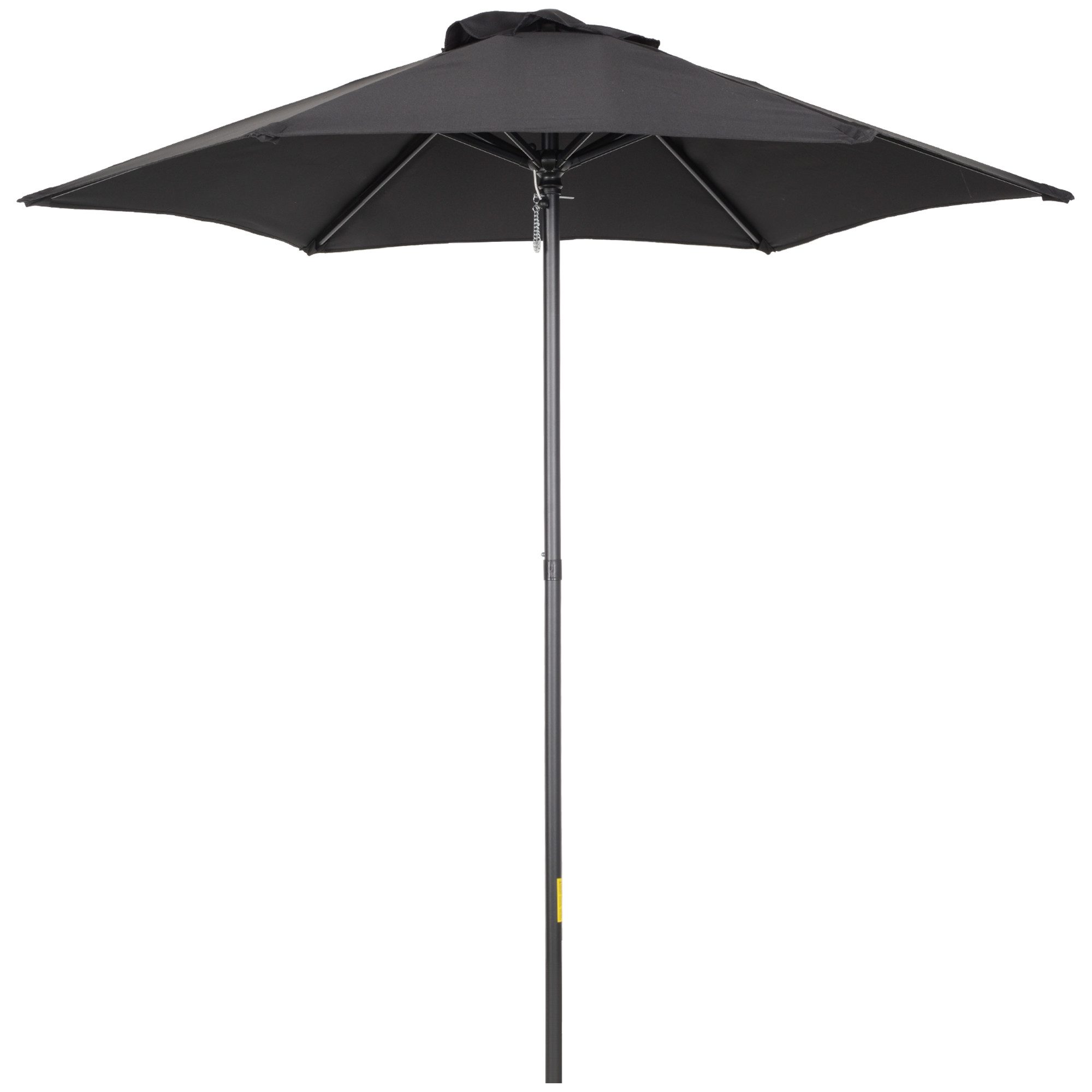 Outsunny Sonnenschirm sechseckig, windfest, stabil, LxB: günstig online kaufen