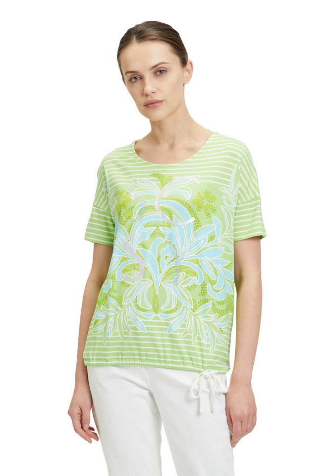 Betty Barclay Kurzarmshirt Betty Barclay Ringelshirt mit Blumenprint (1-tlg günstig online kaufen