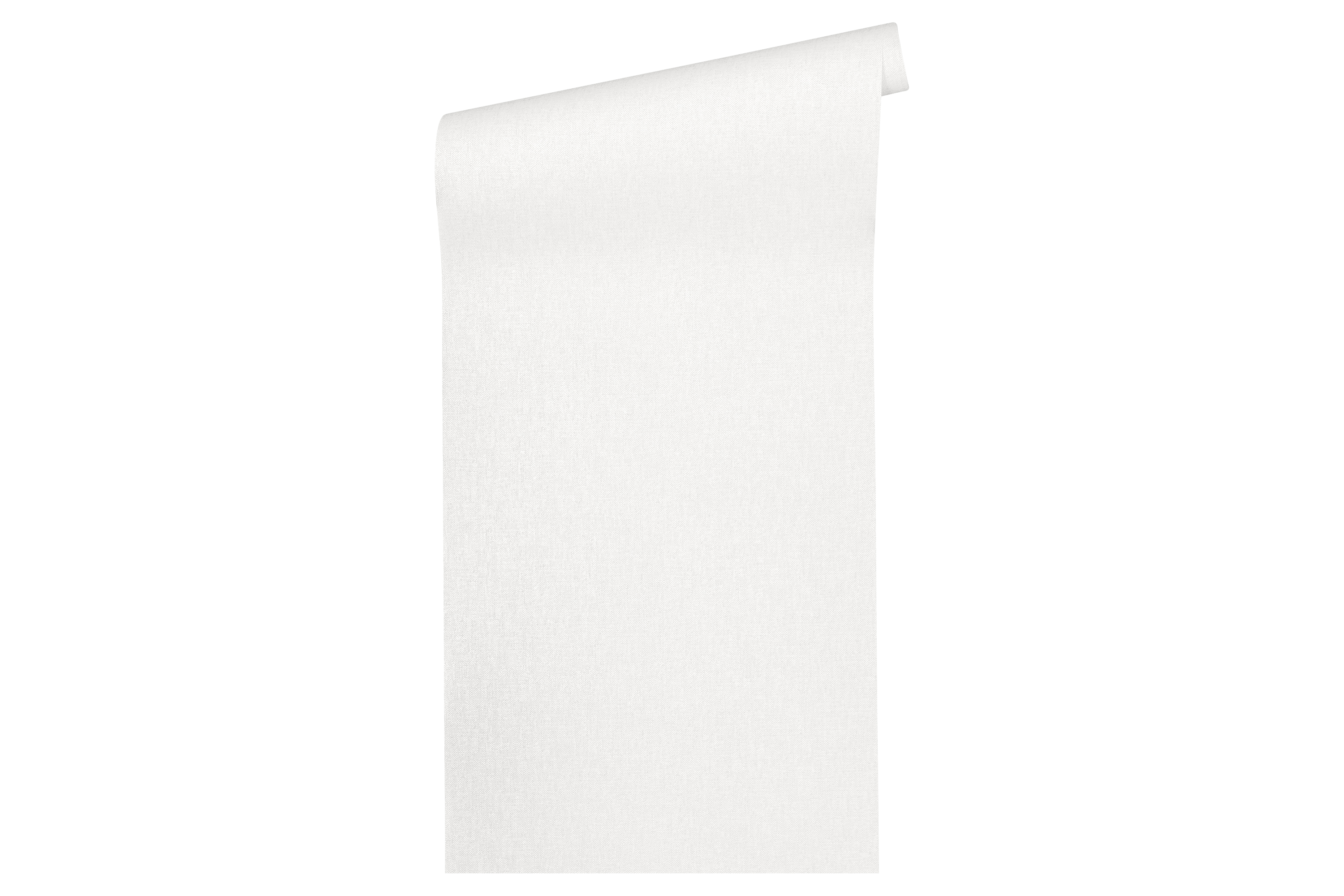 Bricoflor Weiße Vliestapete im Uni Look Schlichte Wandtapete mit Vinyl für günstig online kaufen