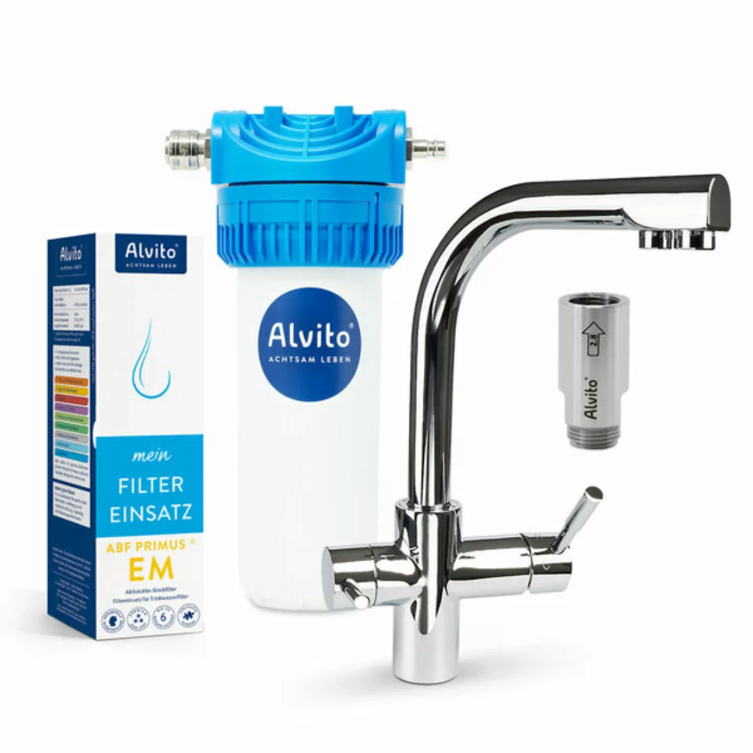 Alvito Wasserfilter Comfort Vital Bestes Trinkwasser Mit 2-facher Wasserbel günstig online kaufen