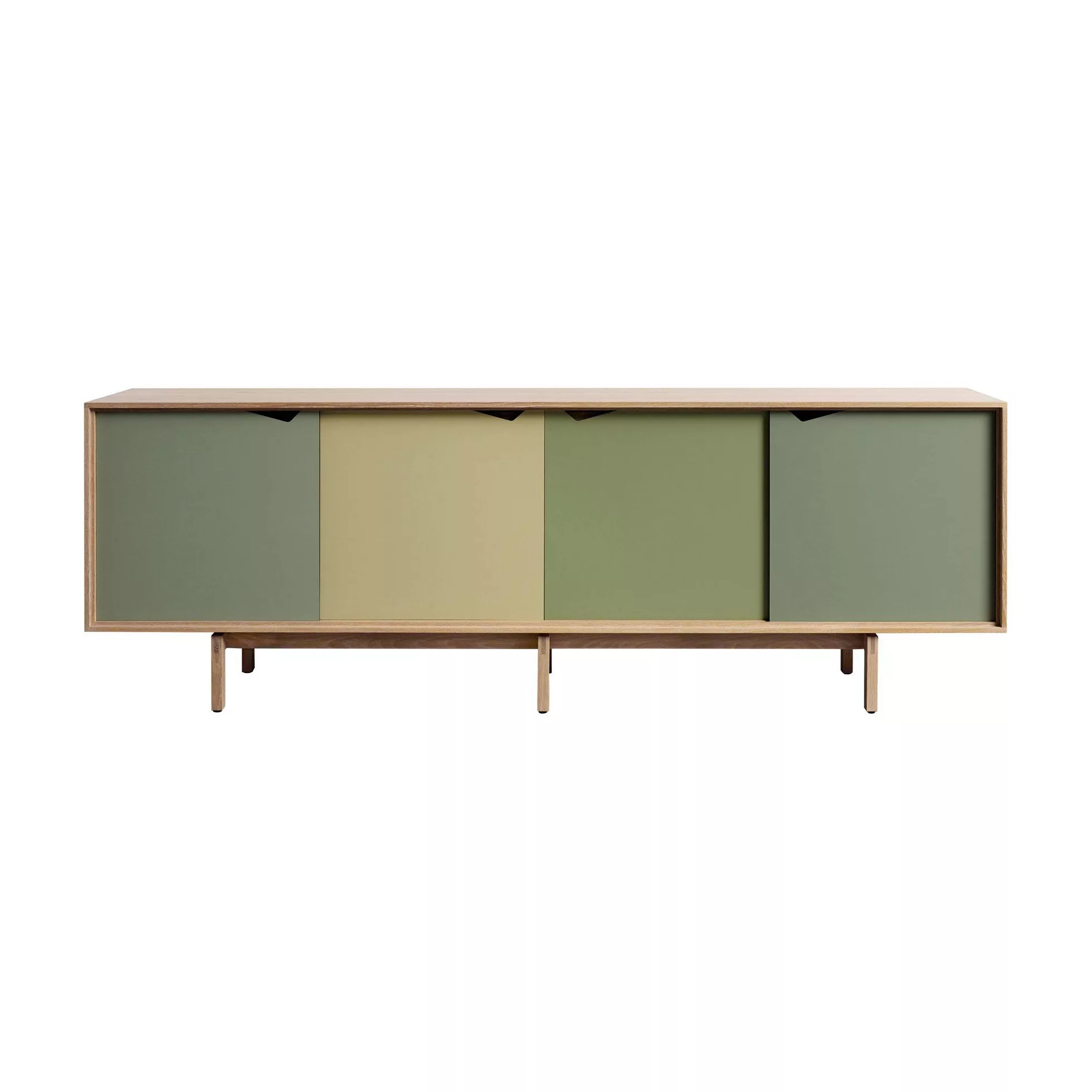 Andersen Furniture - S1 Sideboard Türen bunt - Ocean Grey, Doeskin, Pale Ol günstig online kaufen