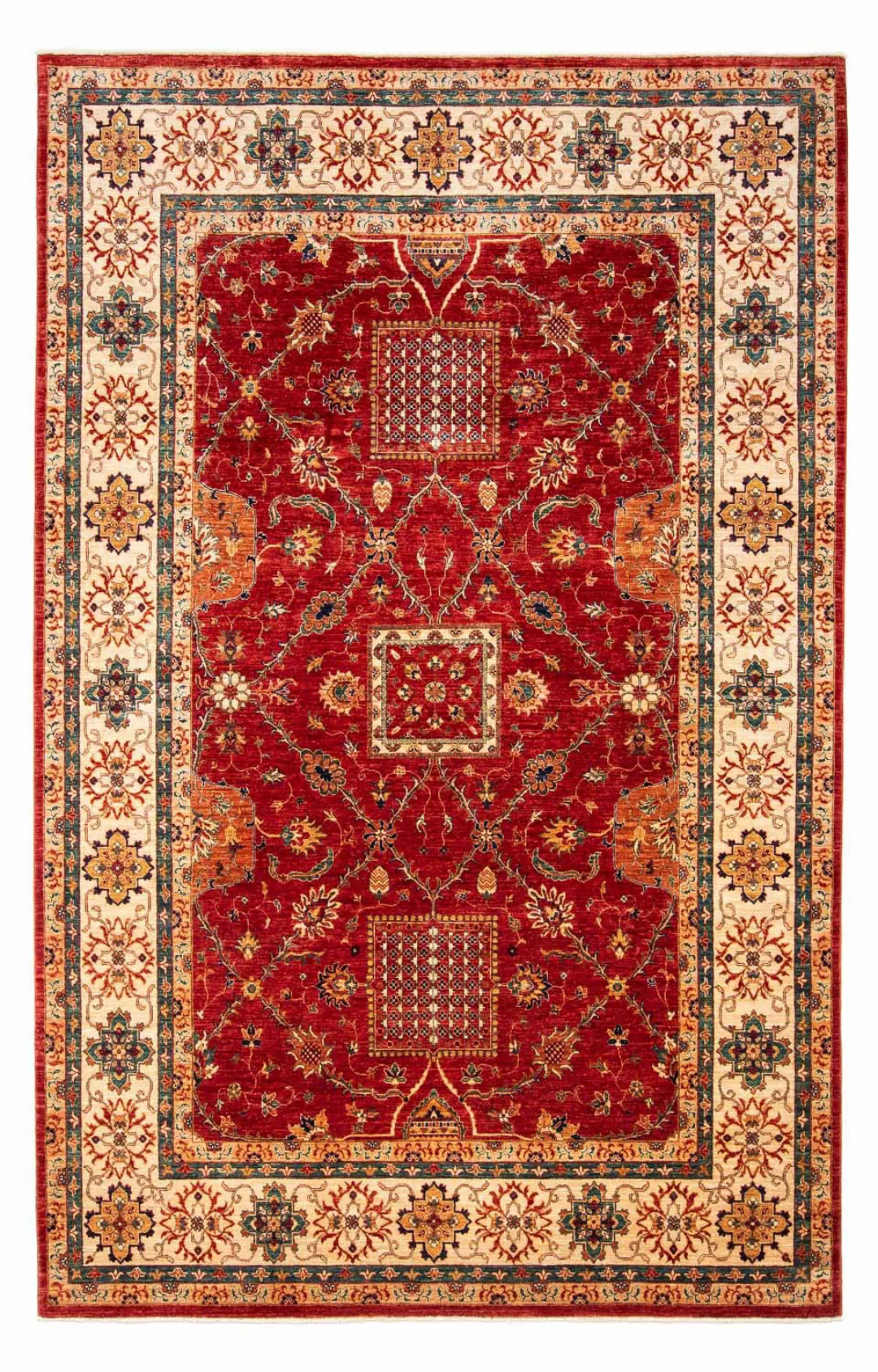morgenland Orientteppich »Ziegler - 319 x 207 cm - dunkelrot«, rechteckig, günstig online kaufen
