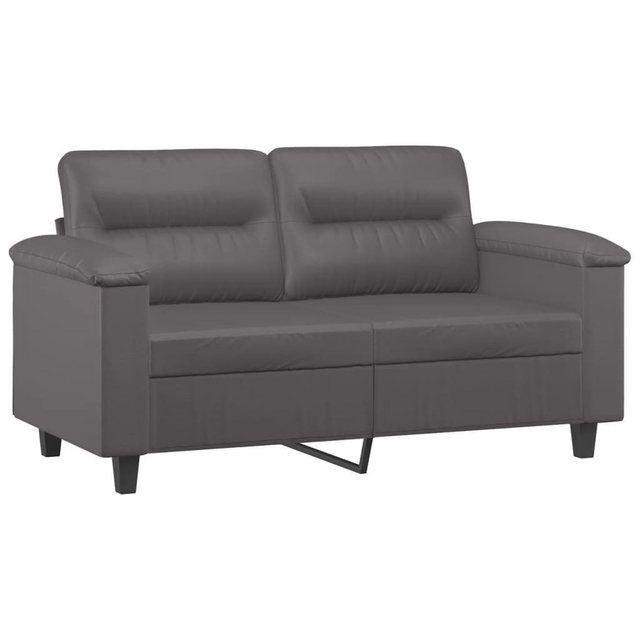 vidaXL Sofa, 2-Sitzer-Sofa Grau 120 cm Kunstleder günstig online kaufen