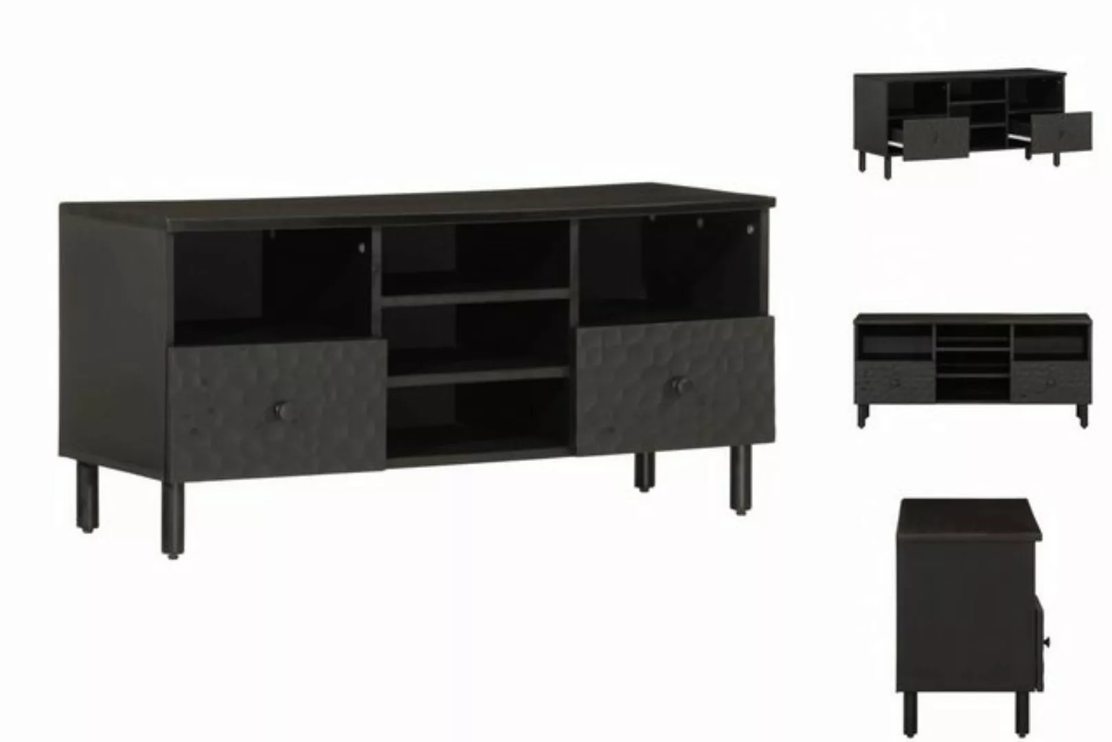 vidaXL TV-Schrank TV-Schrank 100x33x46 cm Massivholz Mango günstig online kaufen