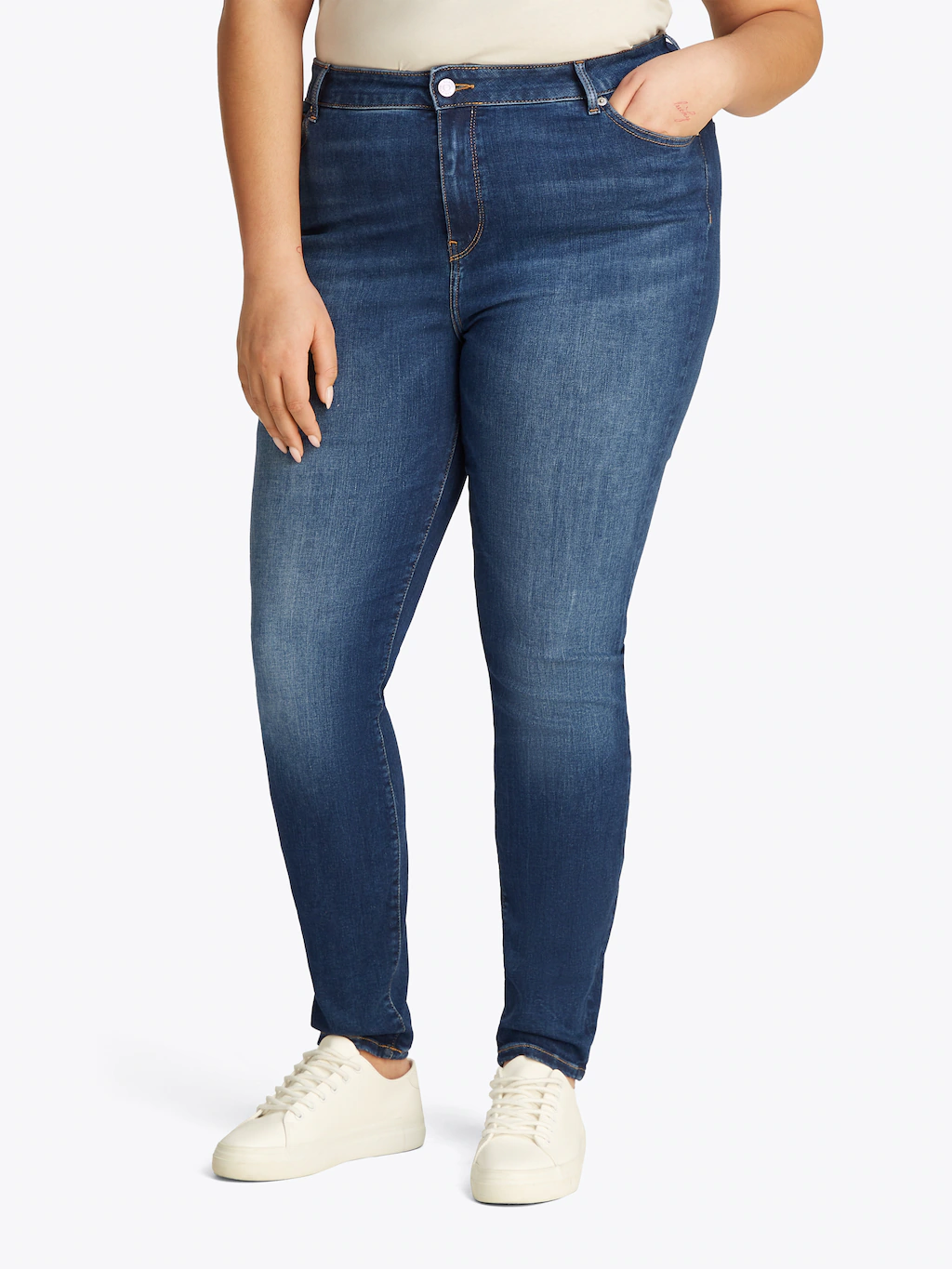 Tommy Hilfiger Curve Skinny-fit-Jeans "CRV HARLEM SKINNY RW NEW DOREEN", in günstig online kaufen