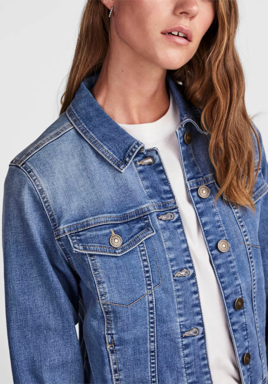 pieces Jeansjacke PCOIA LS DNM JACKET MB NOOS BC günstig online kaufen