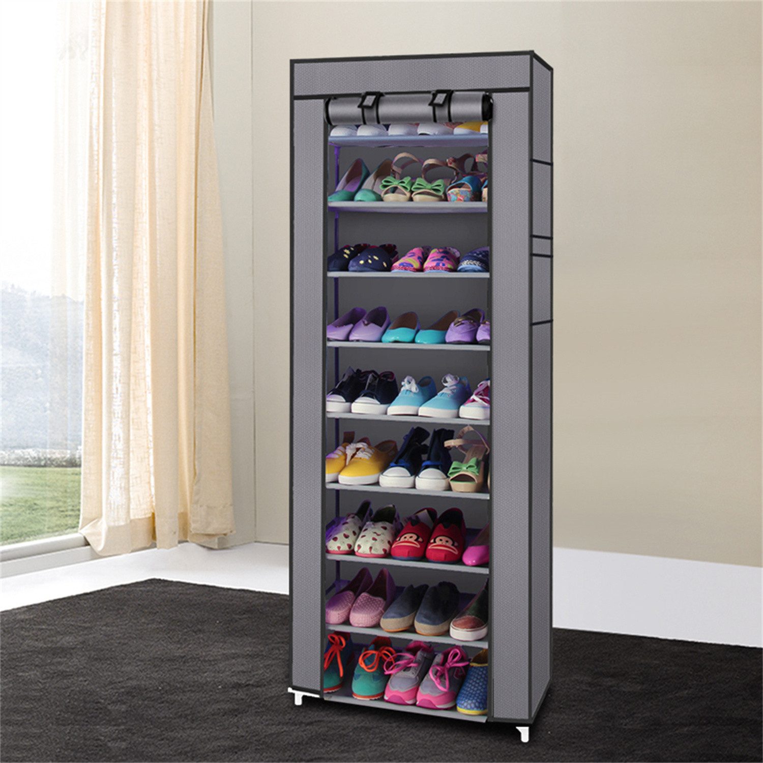 autolock Schuhregal 10-stufiges Schuhregal Organizer,Schuhregal mit günstig online kaufen