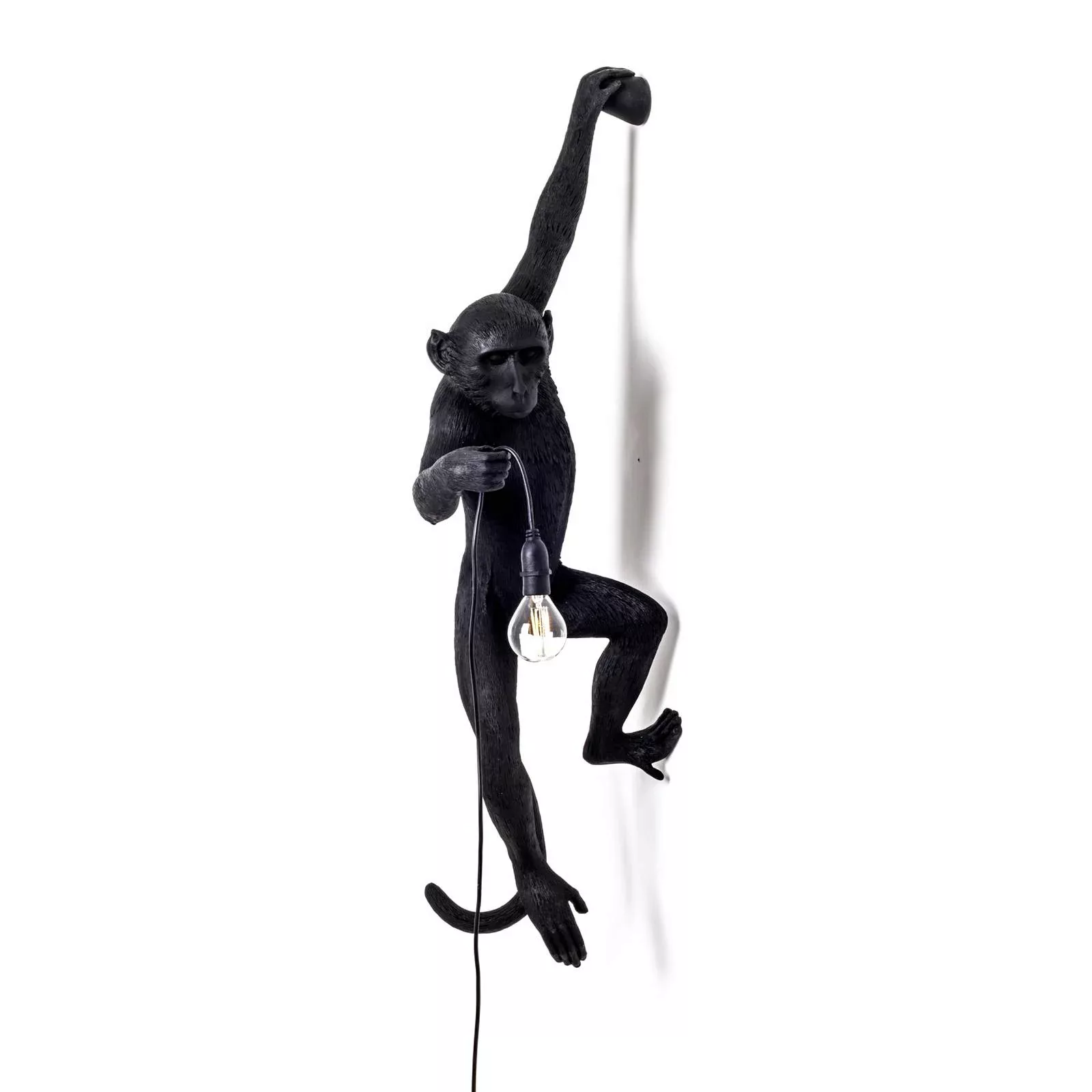 SELETTI Monkey Lamp Dekowandlampe rechts schwarz günstig online kaufen