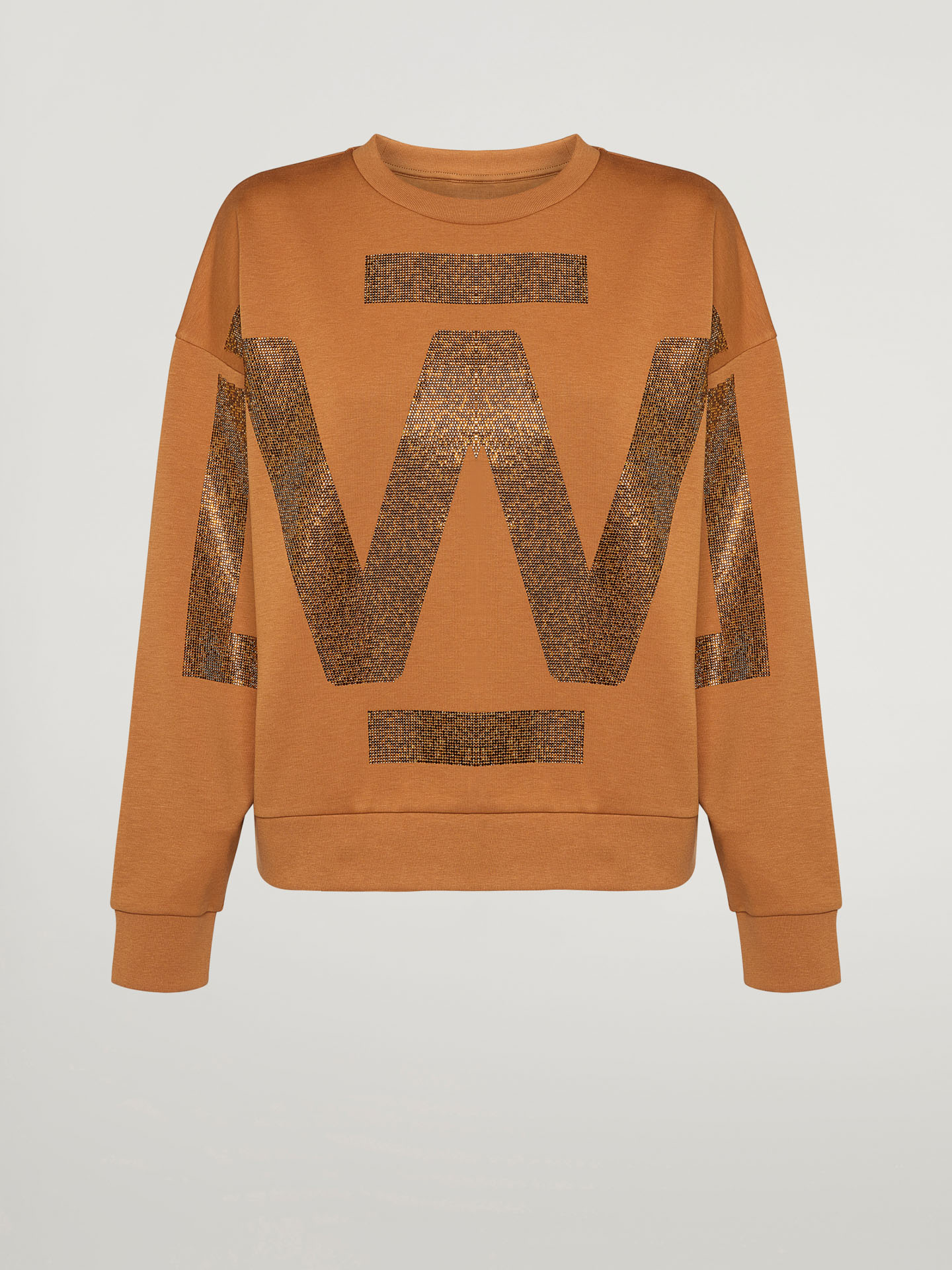 Wolford - Sweater with Crystals, Frau, lion/bicolor crystal, Größe: M günstig online kaufen