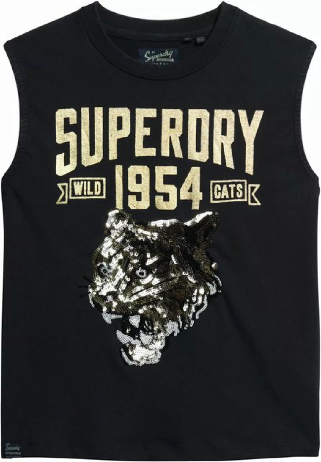 Superdry Tanktop EMBELLISH ARCHIVE FITTED TANK günstig online kaufen