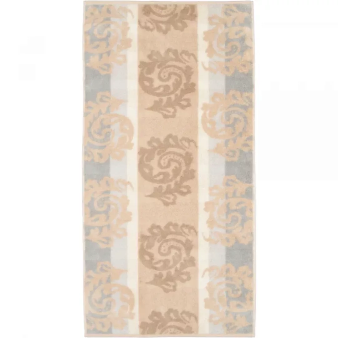 Cawö Handtücher Noblesse Cashmere Jacquard 1057 sand - 33 Handtücher beige günstig online kaufen