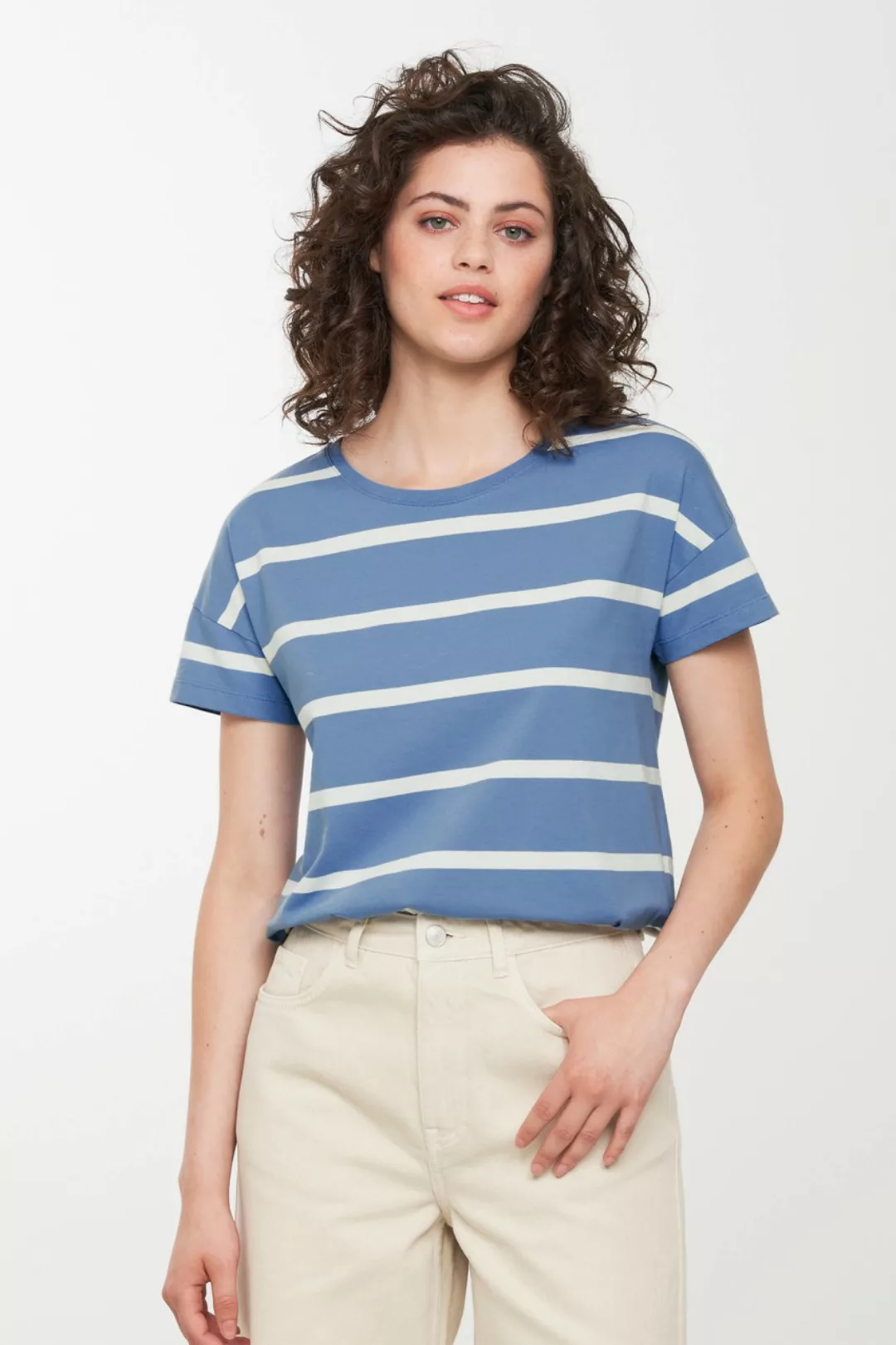 CHERRY STRIPES T-Shirt aus Bio Baumwolle günstig online kaufen