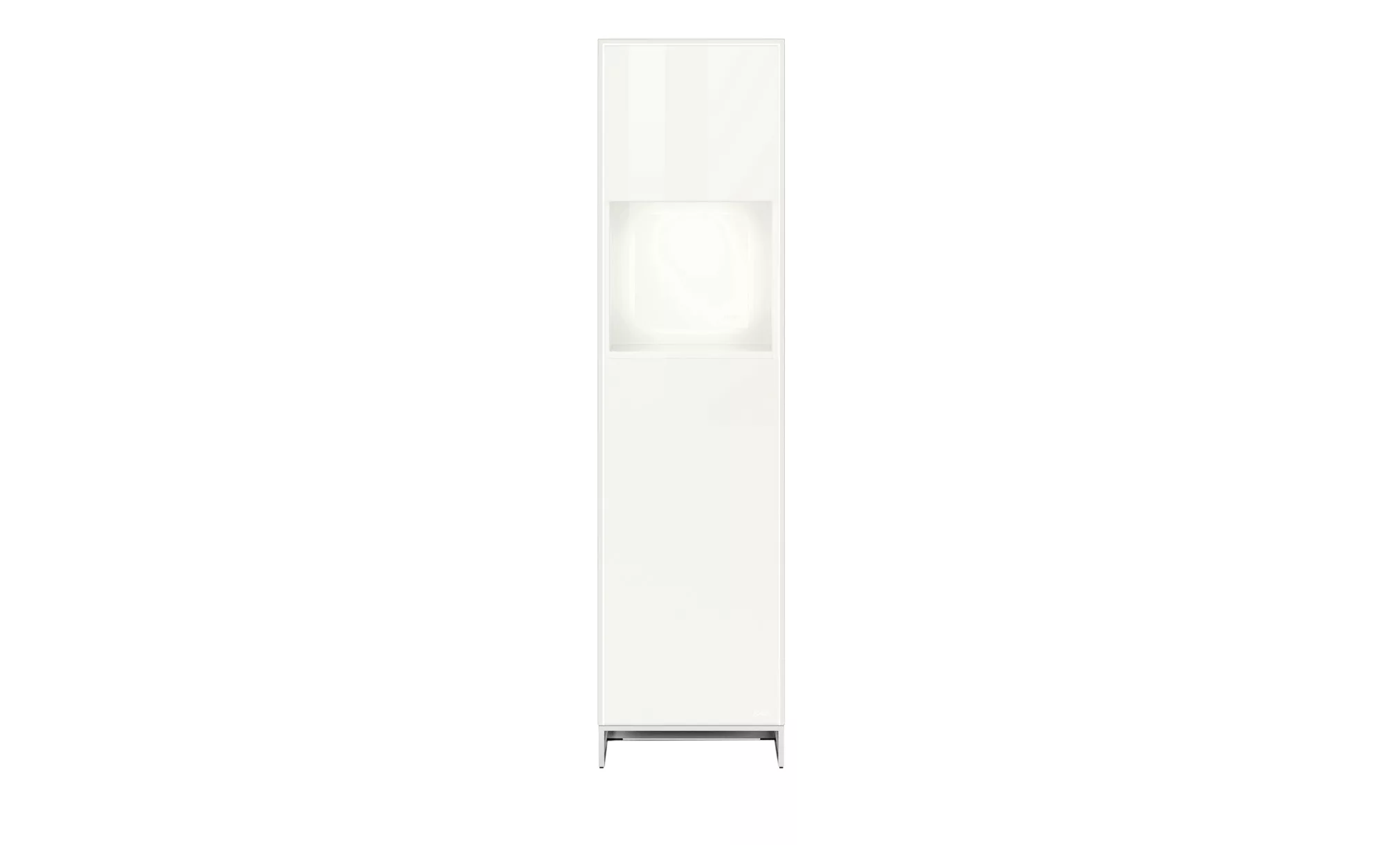 JOOP! Vitrine  Gloss Cubic ¦ weiß ¦ Maße (cm): B: 47,5 H: 184,9 T: 42,4 Sch günstig online kaufen