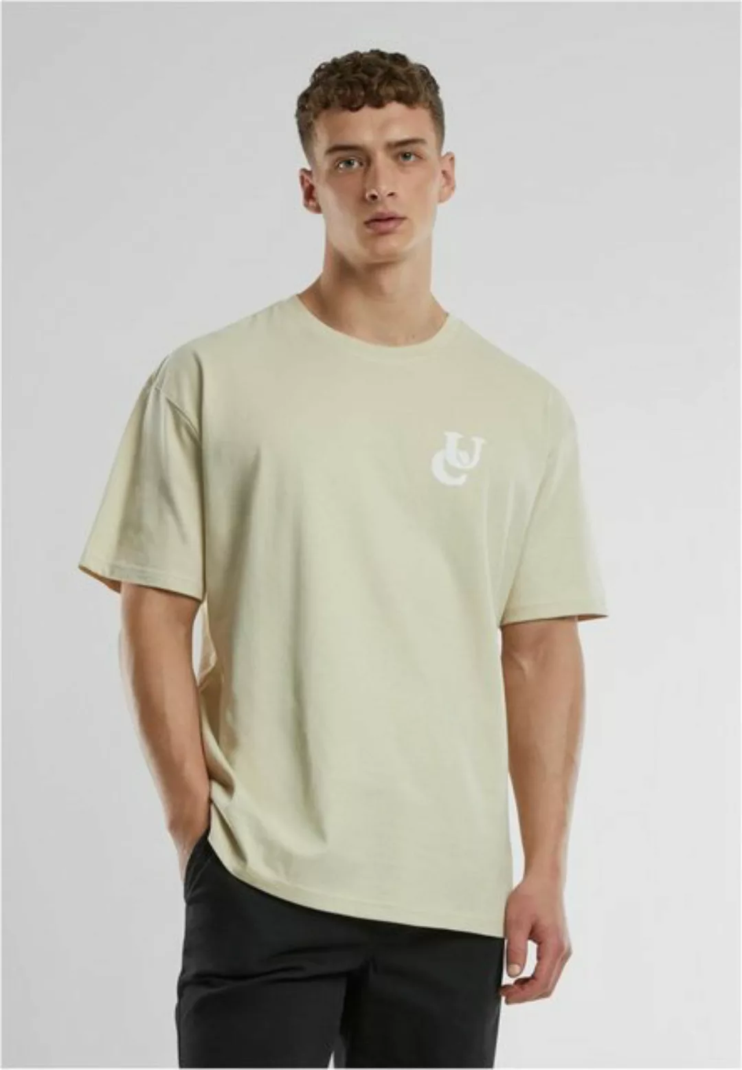 URBAN CLASSICS T-Shirt UC Weavy Logo Heavy Oversized Tee günstig online kaufen