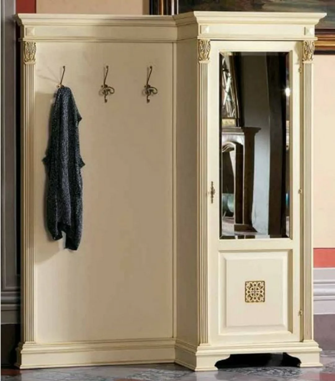 Casa Padrino Garderobenschrank Casa Padrino Luxus Barock Garderobe mit Schr günstig online kaufen