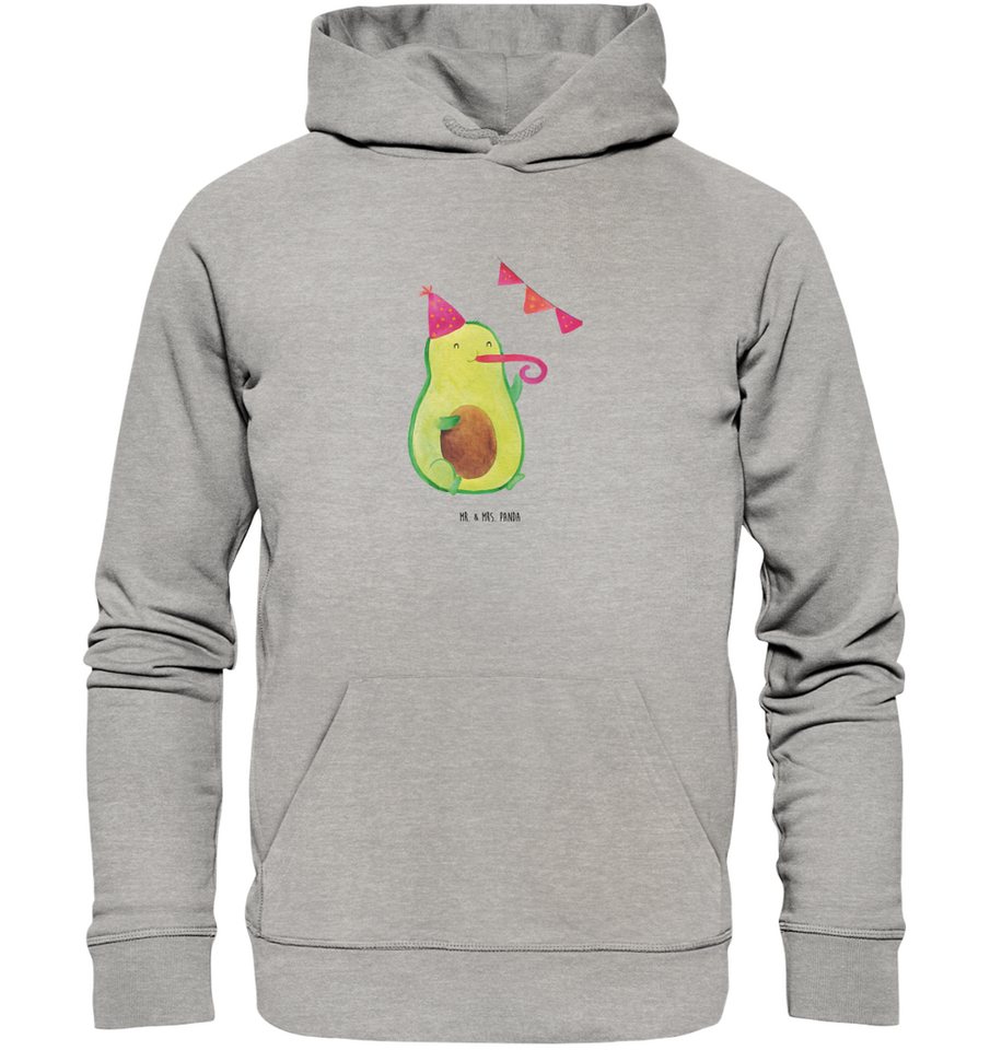 Mr. & Mrs. Panda Hoodie Größe S Avocado Party Zeit - Heather Grey - Geschen günstig online kaufen