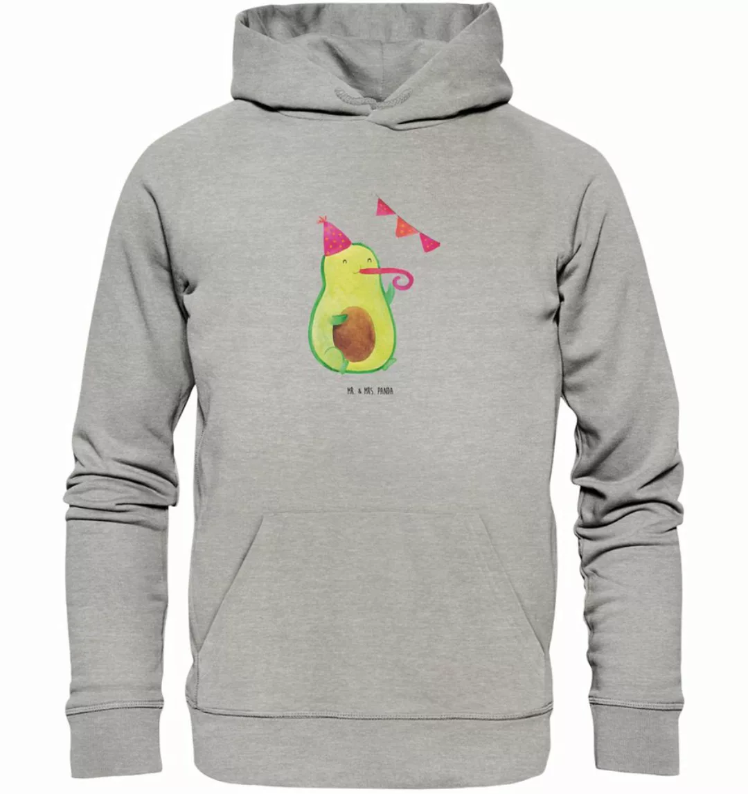 Mr. & Mrs. Panda Hoodie Größe S Avocado Party Zeit - Heather Grey - Geschen günstig online kaufen