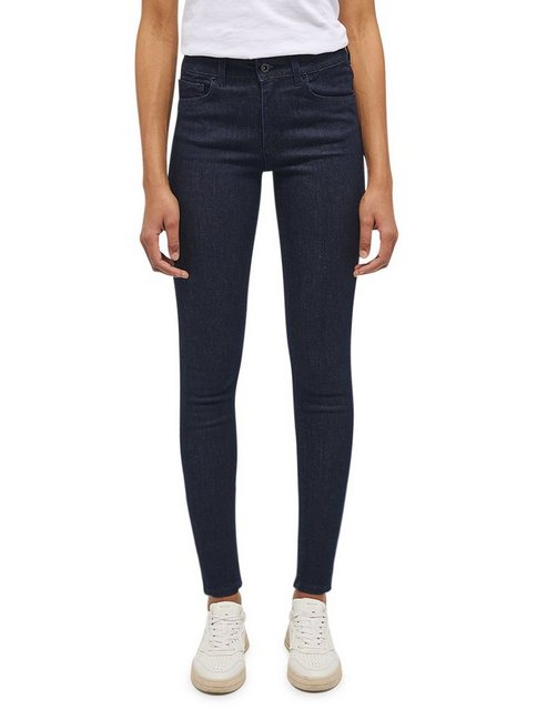 Mustang Damen Jeans SHELBY Skinny Fit - Blau - Dark Blue Denim günstig online kaufen