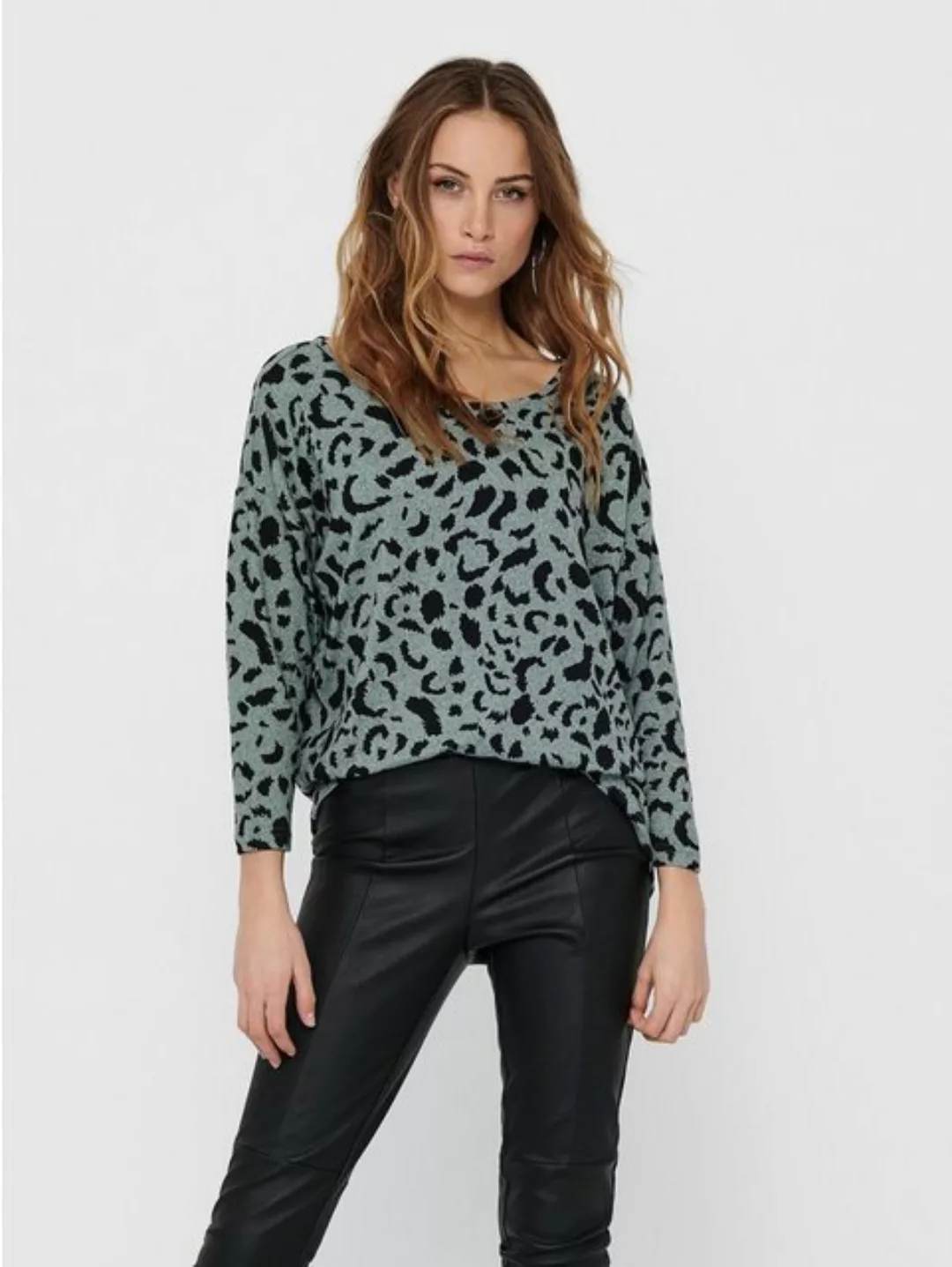 Only Damen Langarmshirt onlELCOS 4/5 AOP Langarmshirt JRS günstig online kaufen