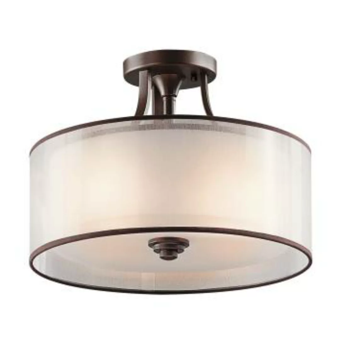 Deckenlampe CANELADO in Bronze Wohnzimmer Lampe günstig online kaufen