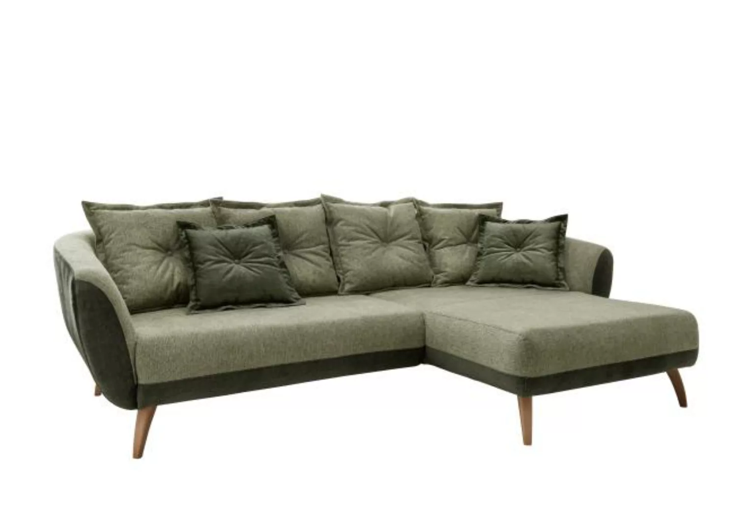 Ecksofa Grün 162 x 277 cm AURORA günstig online kaufen