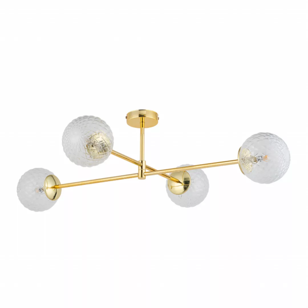 Deckenlampe  HILTON WHITE/GOLD 4773 günstig online kaufen